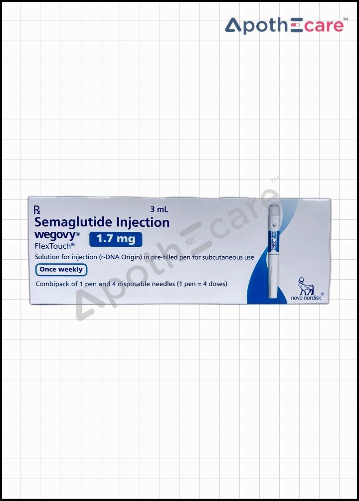 Wegovy 1.7mg Injection is used to manage type 2 diabetes mellitus.