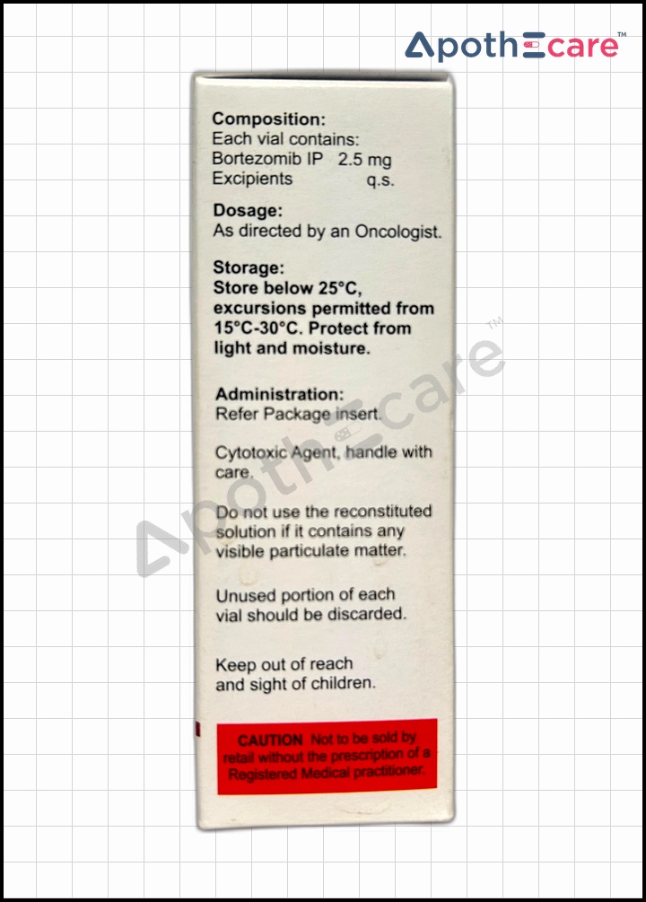 Bortecad 2.5mg Injection used in the treatment of certain types of cancer.
