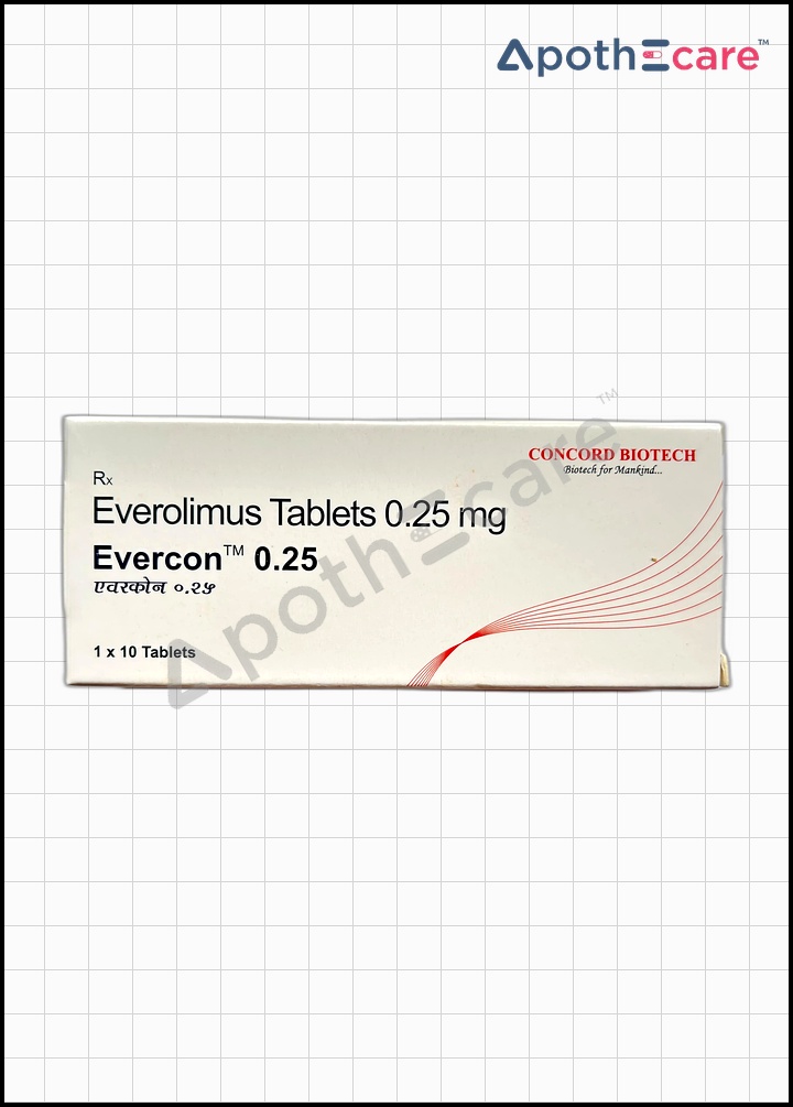 Evercon 0.25mg Tablet  is used to treat cancer.