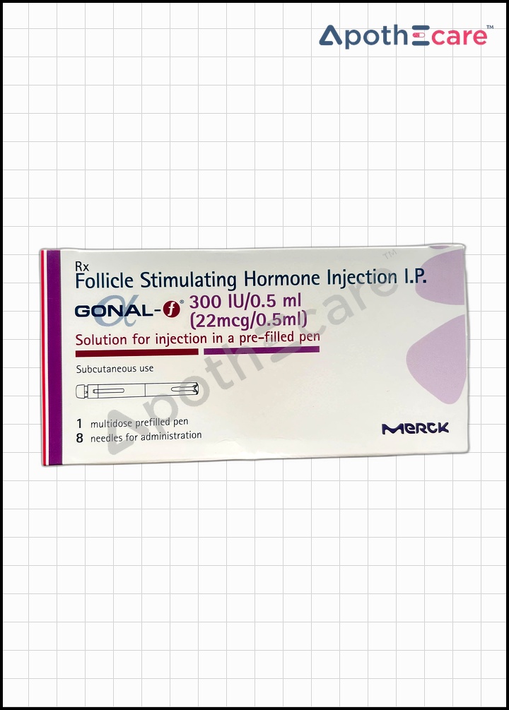 Gonal-F 300IU Injection is used for fertility treatment.