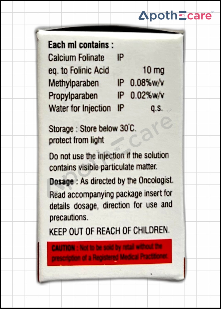 Leucolive 50mg Injection is used to stop the negative effects of the anticancer drug methotrexate.