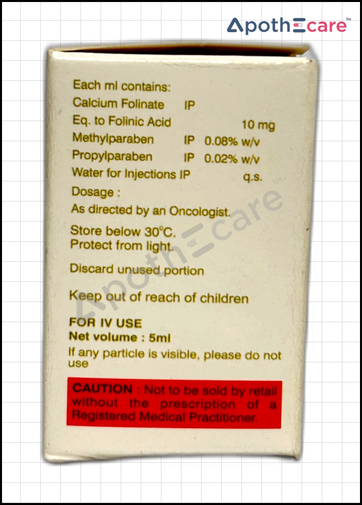 Leutero 50mg Injection is used to stop the negative effects of the anticancer drug methotrexate.