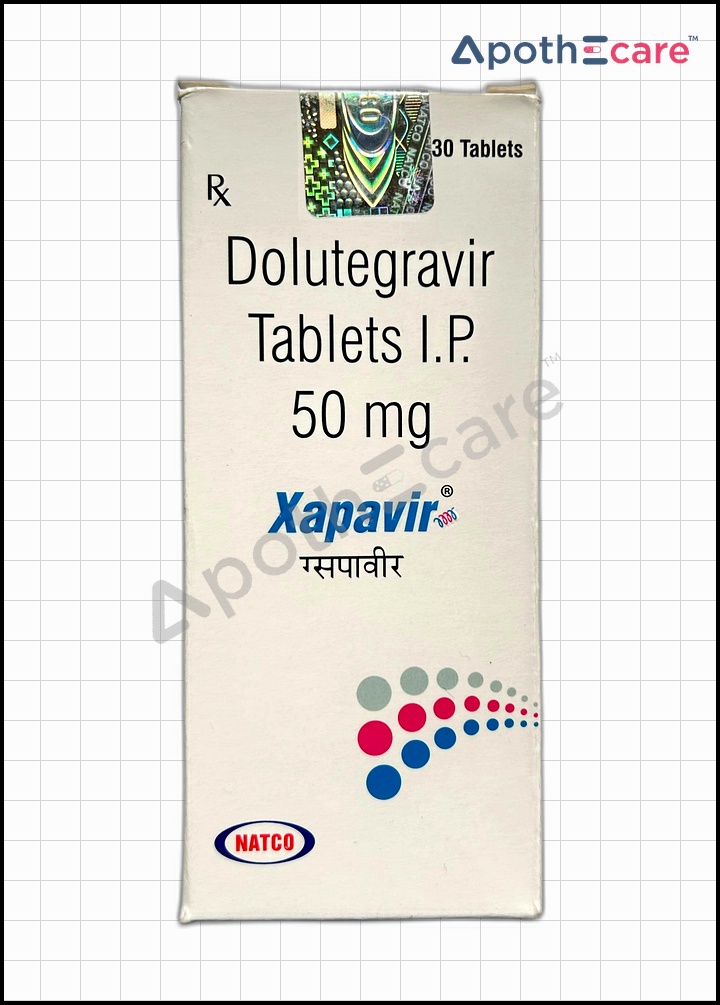 Xapavir 50mg Tablet used for the treatment of HIV-1 infection.