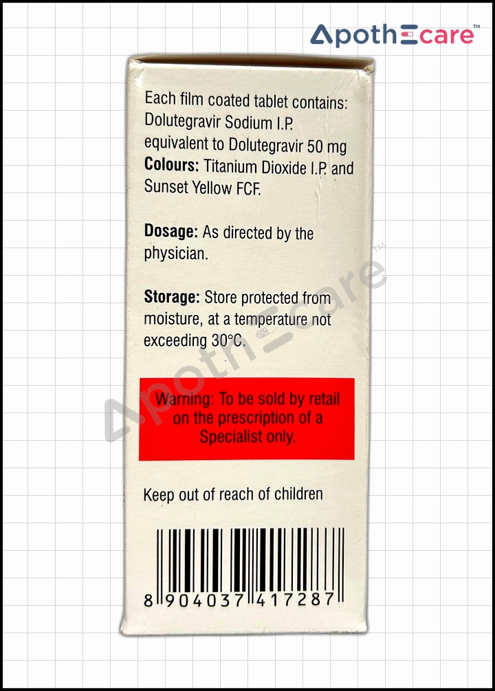 Xapavir 50mg Tablet used for the treatment of HIV-1 infection