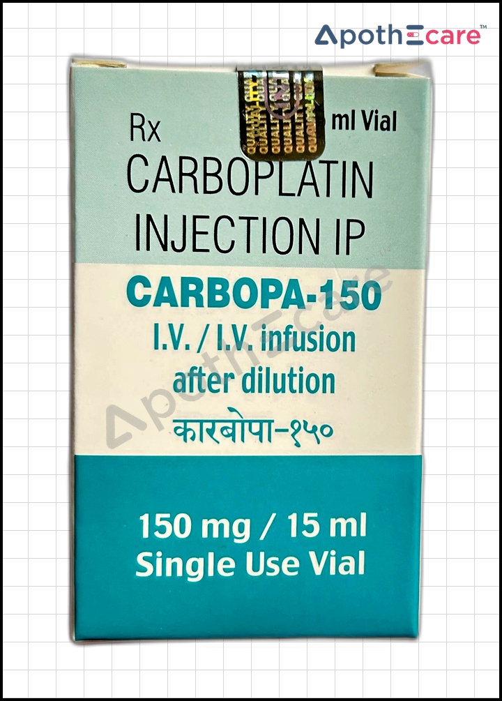 Carbopa 150mg Injection  used to treat various types of cancer.
