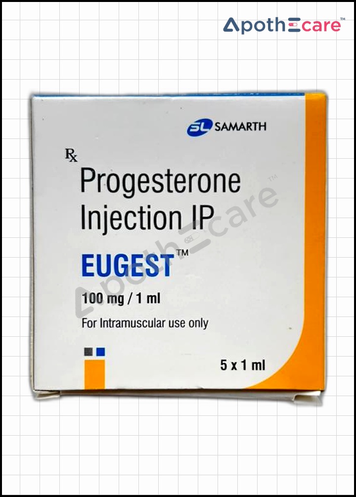 Eugest 100mg Injection is used to treat progesterone deficiency-related illness.