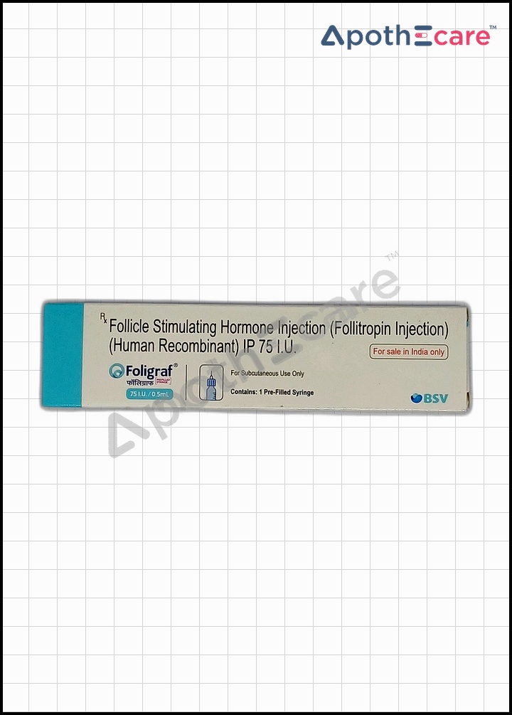 foligraf-75 I.U used in fertility treatments