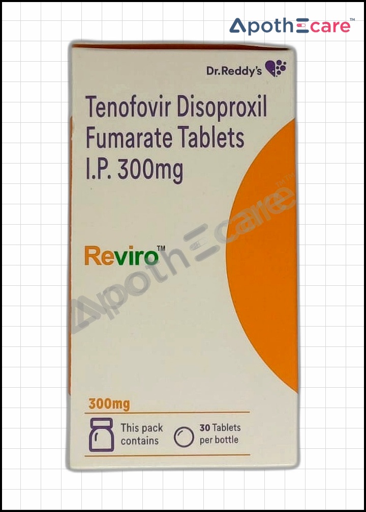 Reviro 300mg Tablet antiviral medication used to treat HIV-1 infection and chronic hepatitis B infection