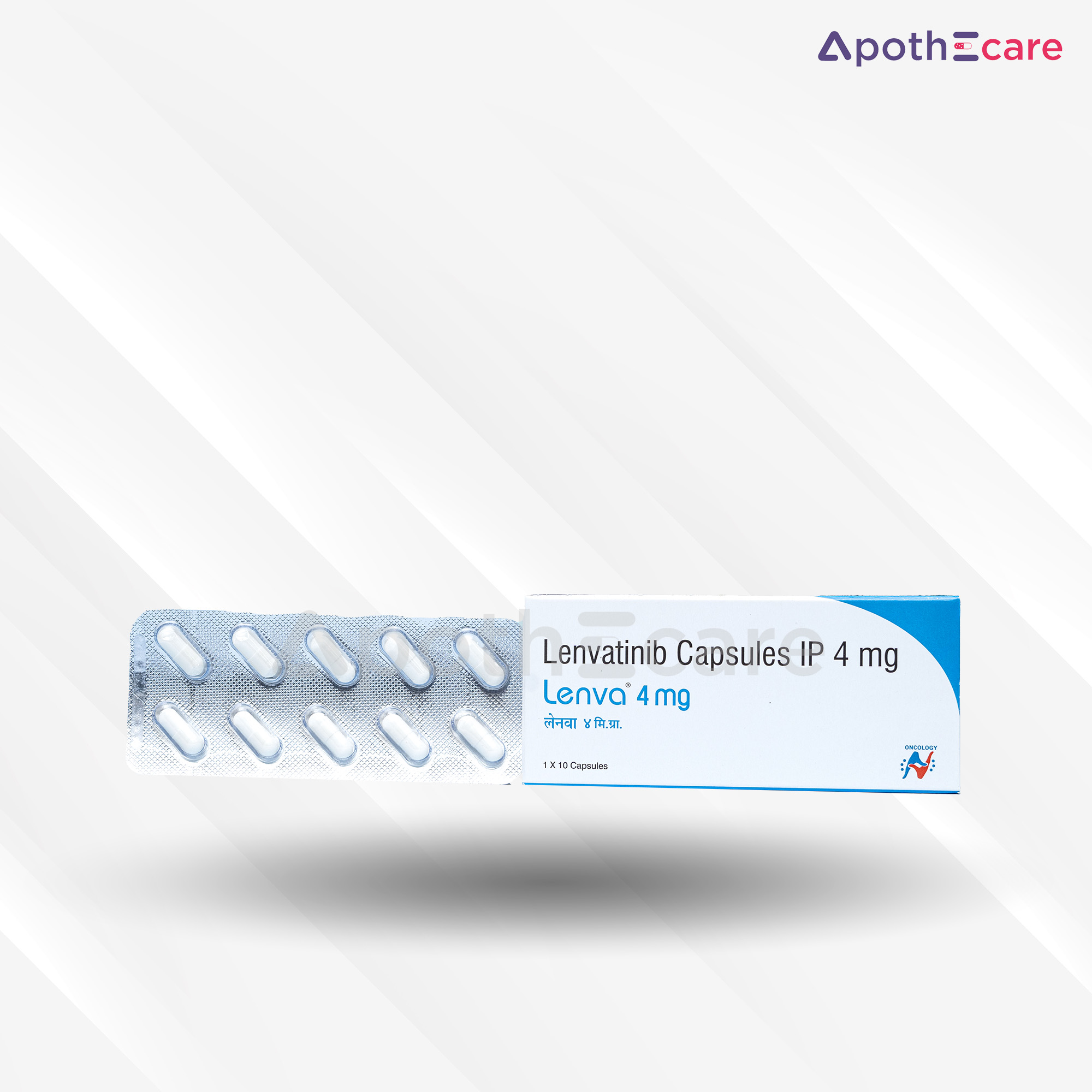 Lenva 4mg Capsule, a medication for cancer treatment.