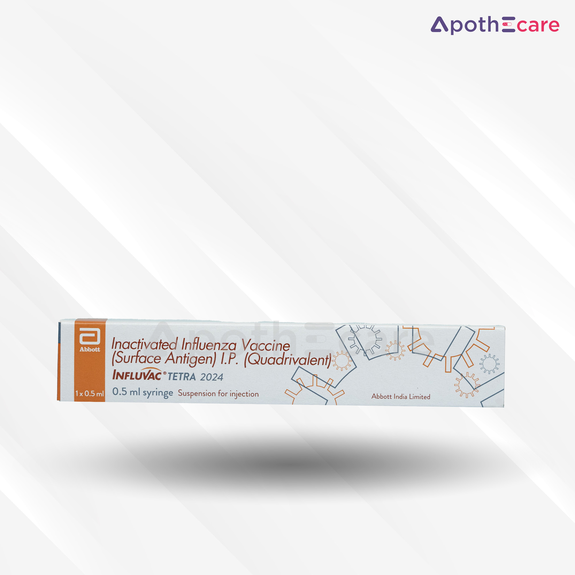 Influvac Tetra Vaccine 15ml auto, a flu vaccine for protection.