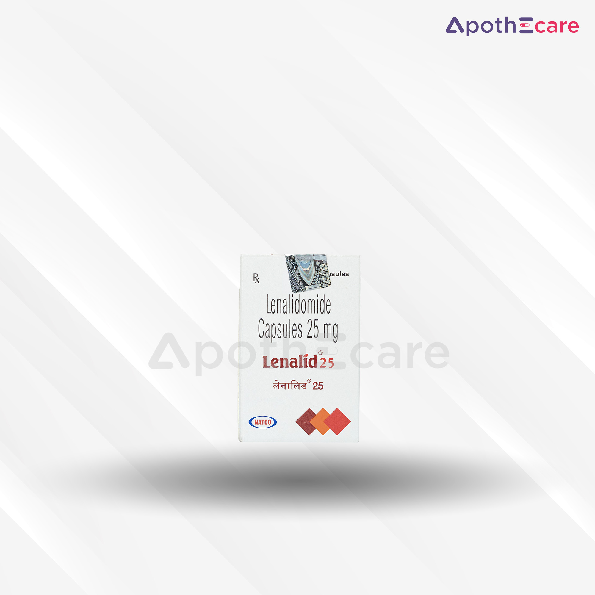 Lenalid 25mg Capsule, a drug used for cancer treatment.