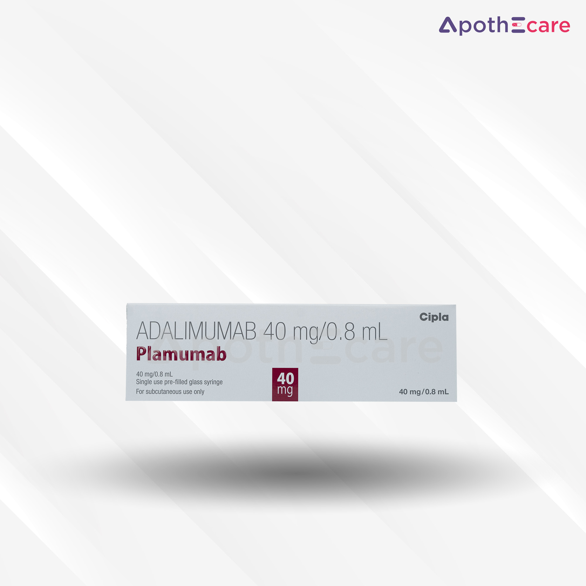Plamumab 40mg Injection, used in the treatment of Arthritis.
