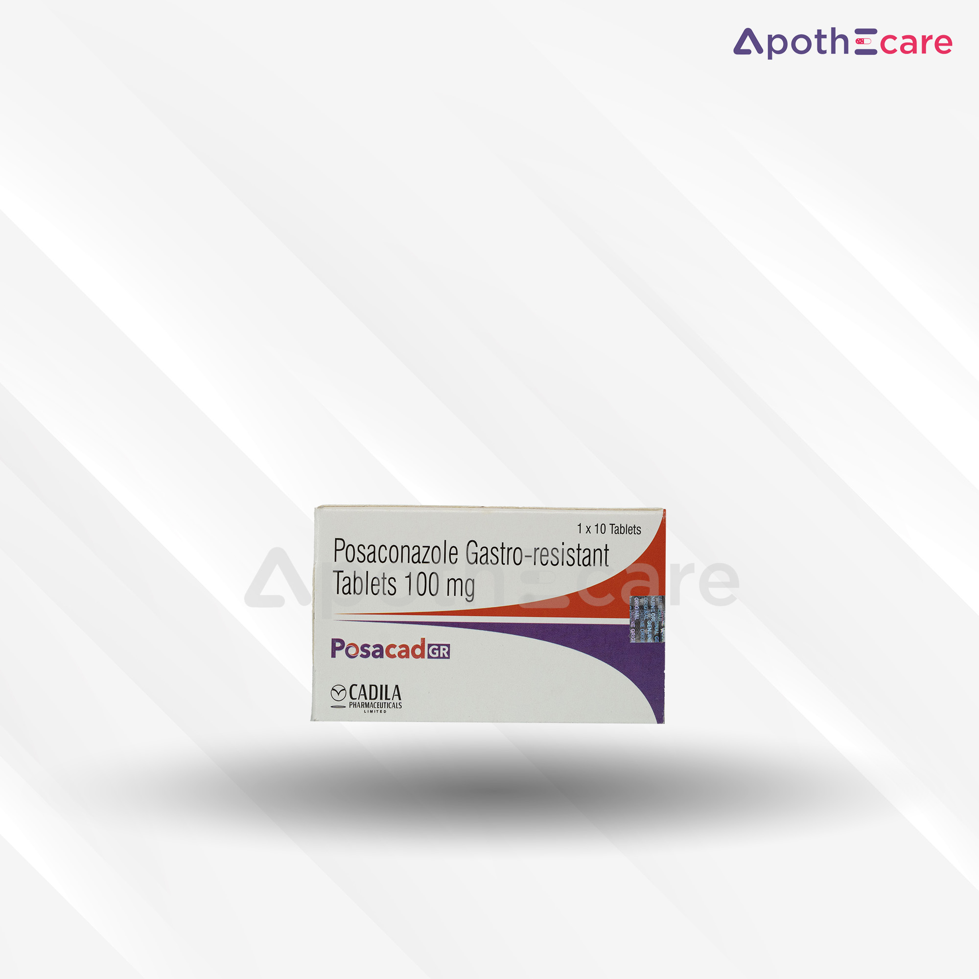 Posacad GR 100mg Tablet, a drug used to treat fungal infections.