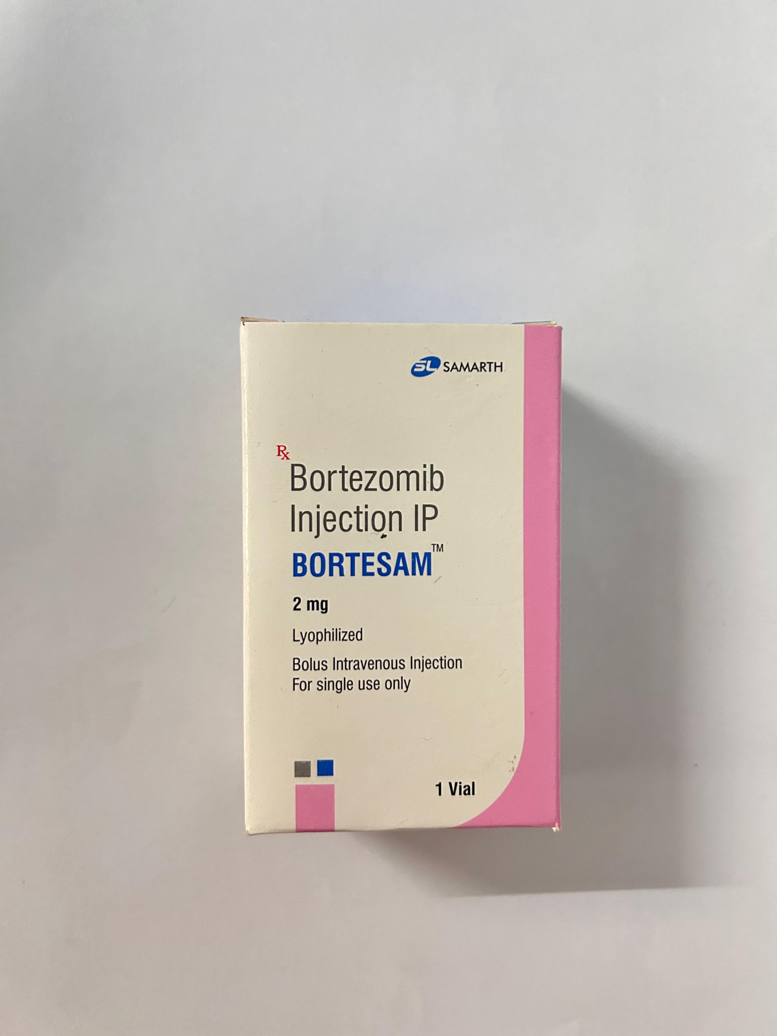 Bortesam 2mg Injection, is an anticancer drug used to treat certain hematologic malignancies.