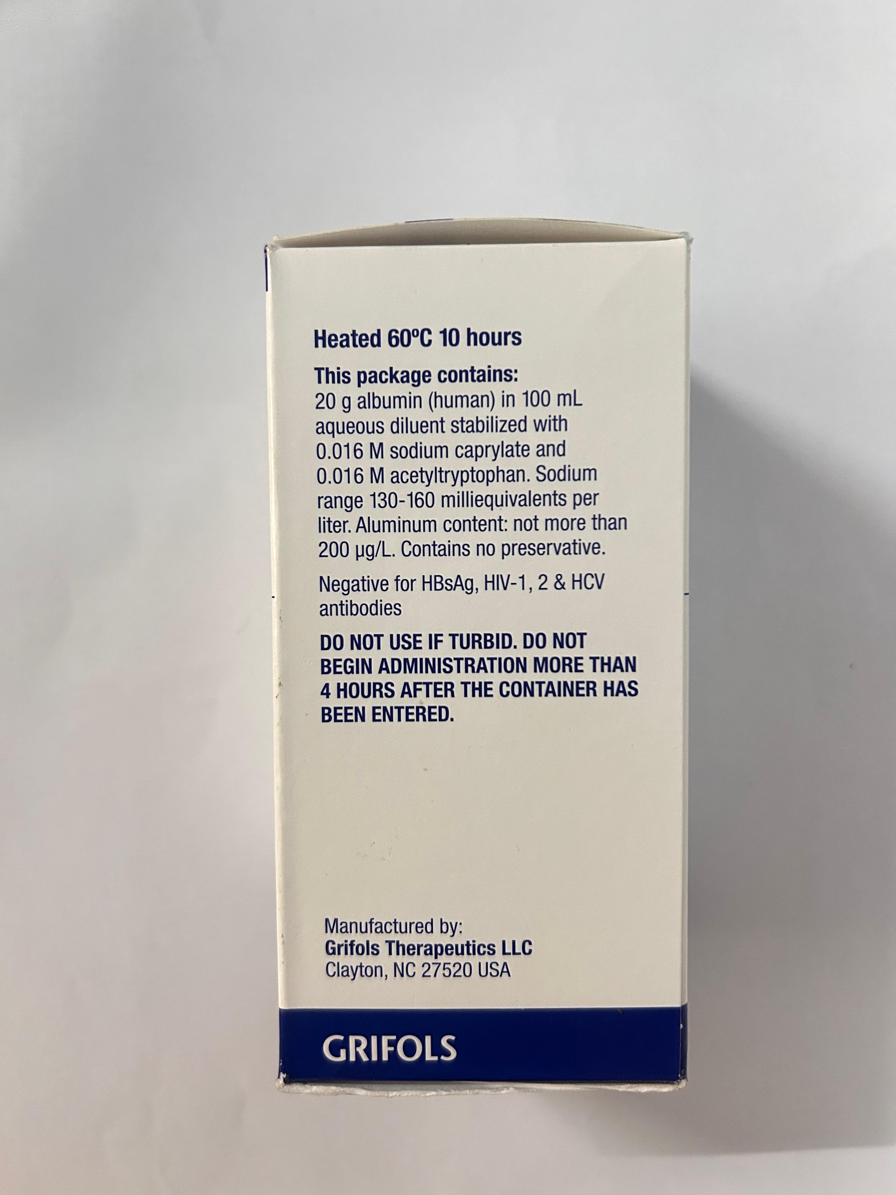 Plasbumin 20% Injection, It is used to treat hypoalbuminemia, or low blood protein levels