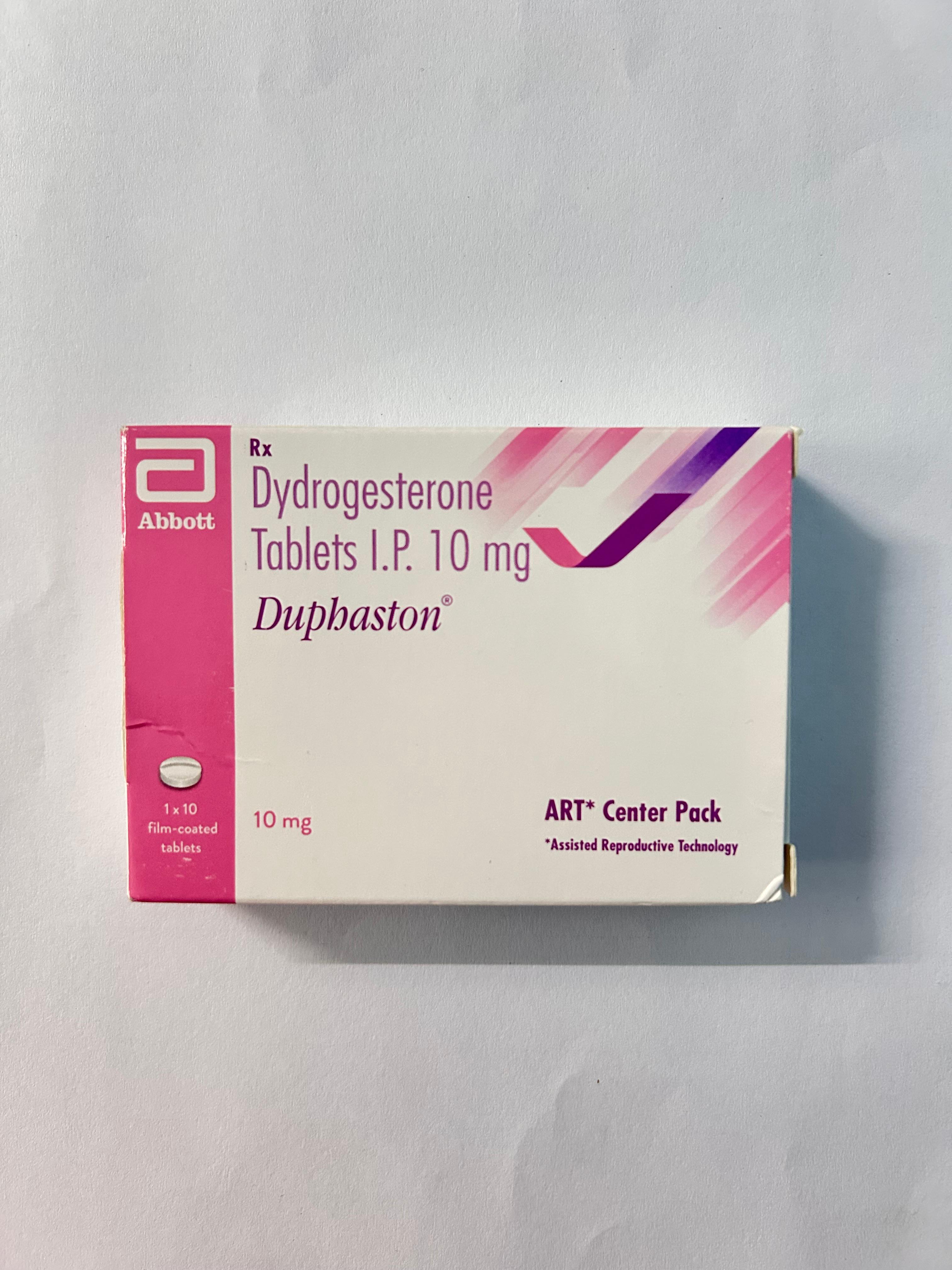Duphaston Tablet, used for the treatment of menstrual disorders.