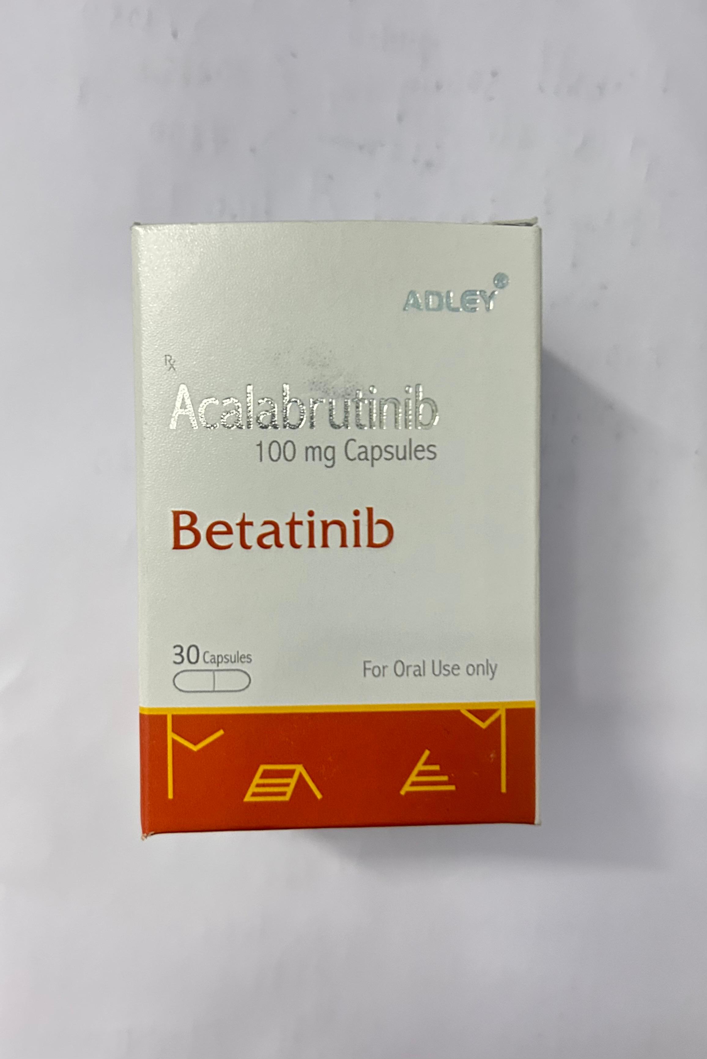 Betatinib 100mg capsule, it is mainly used for the treatment of blood cancer.