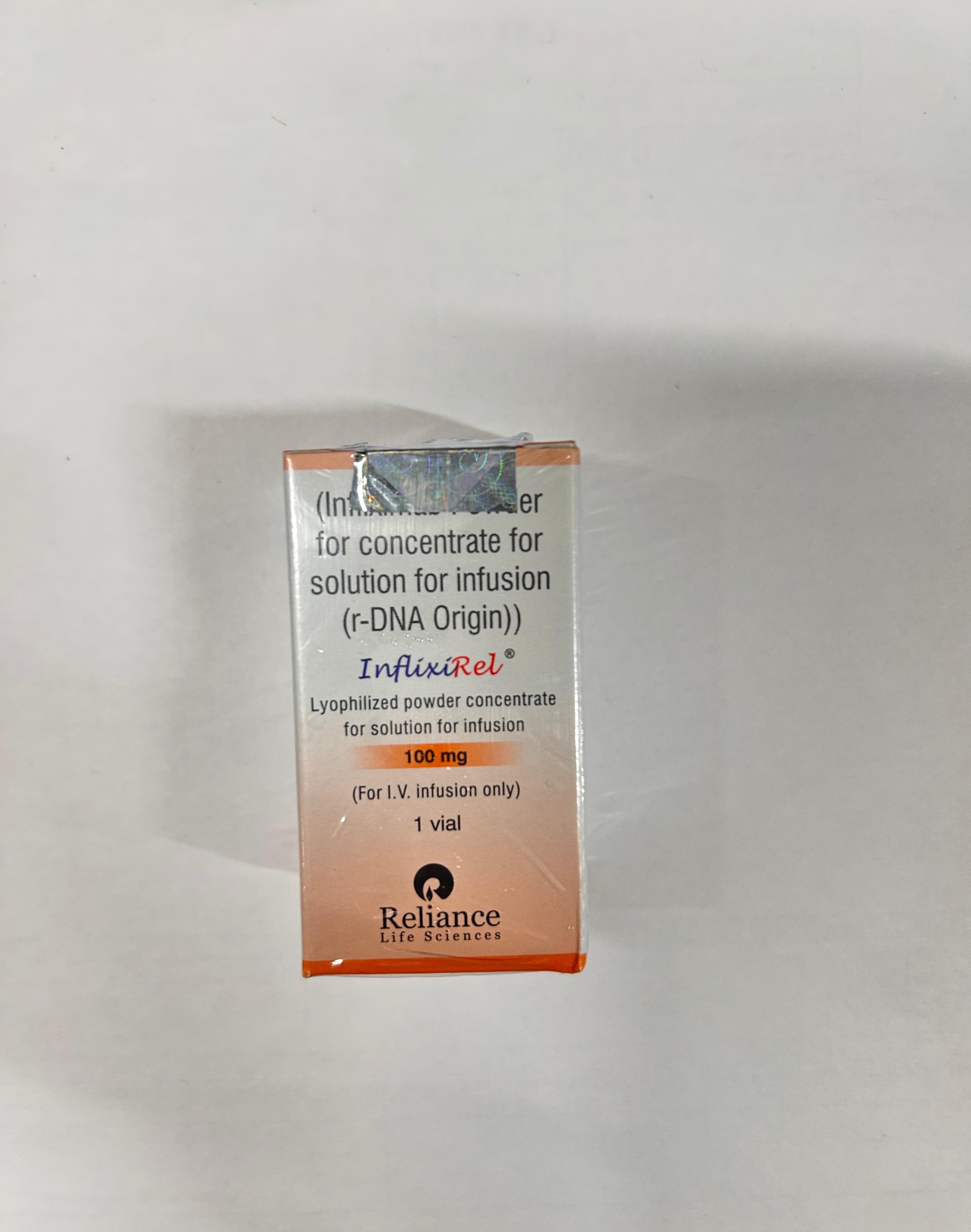 Inflixirel 100mg Injection is used to treat inflammatory diseases.