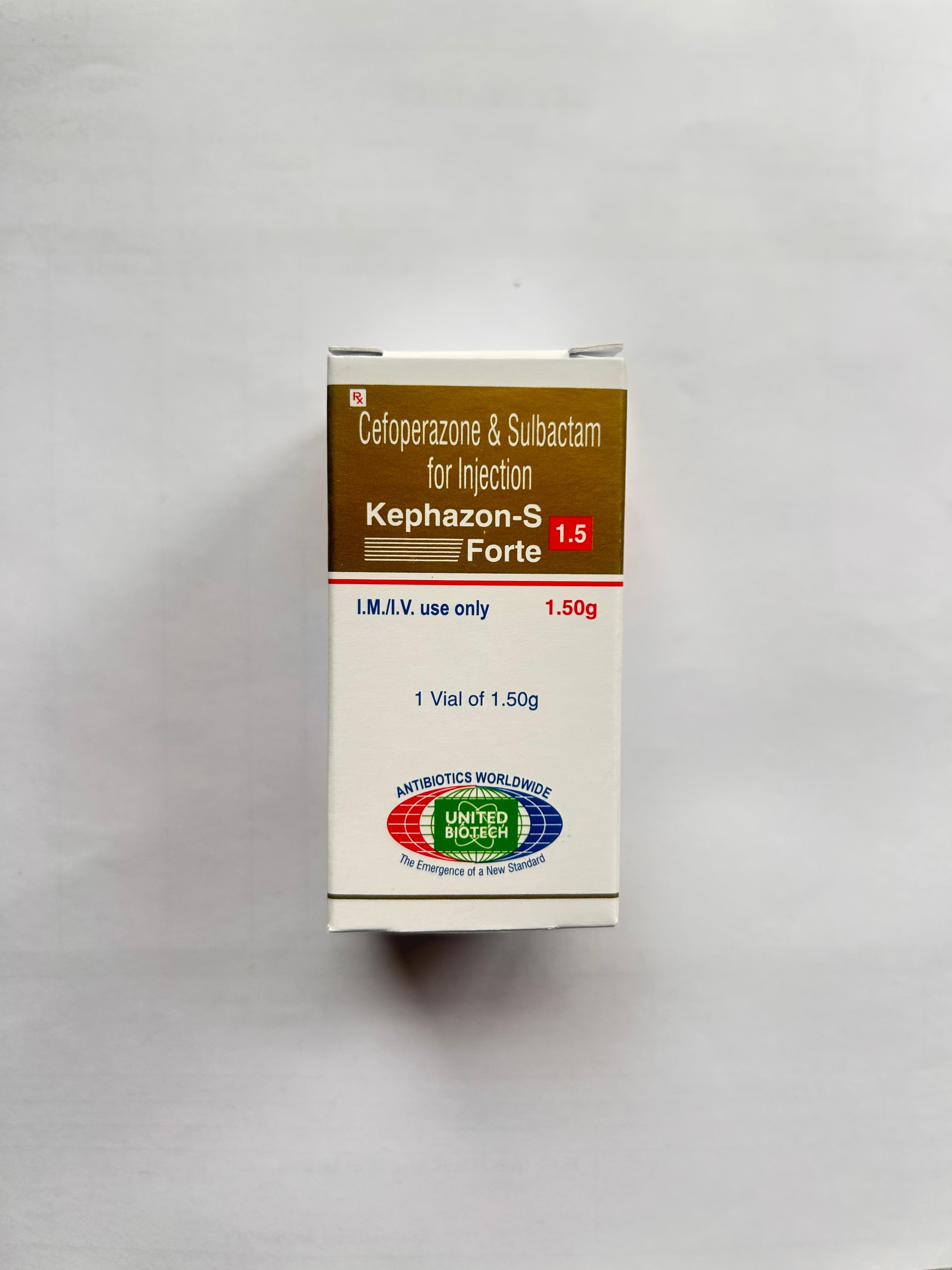 Kephazon-s Forte Injection is used in the treatment of variety of bacterial infections