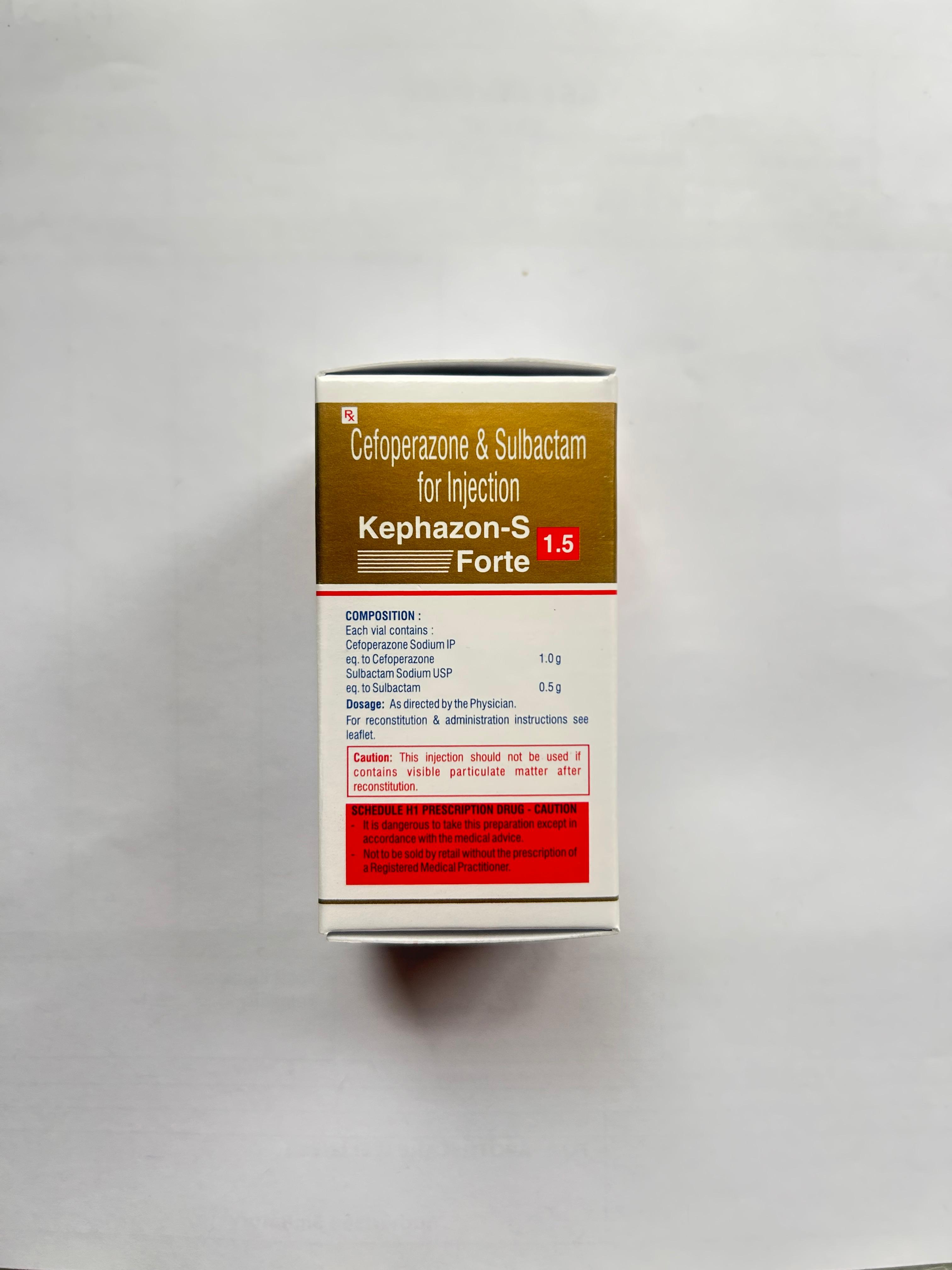 Kephazon-s Forte Injection is used in the treatment of variety of bacterial infections