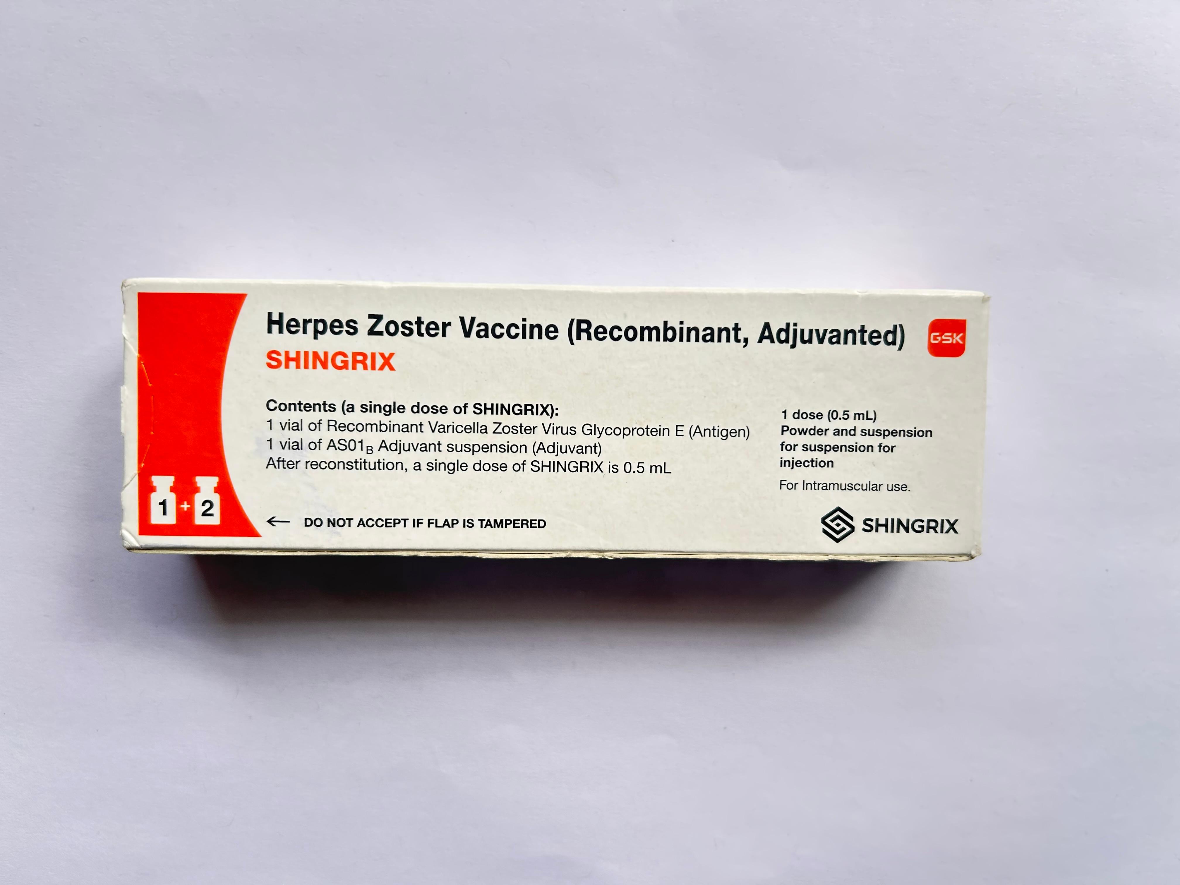 Shingrix Vaccine is used in the prevention of herpes zoster.