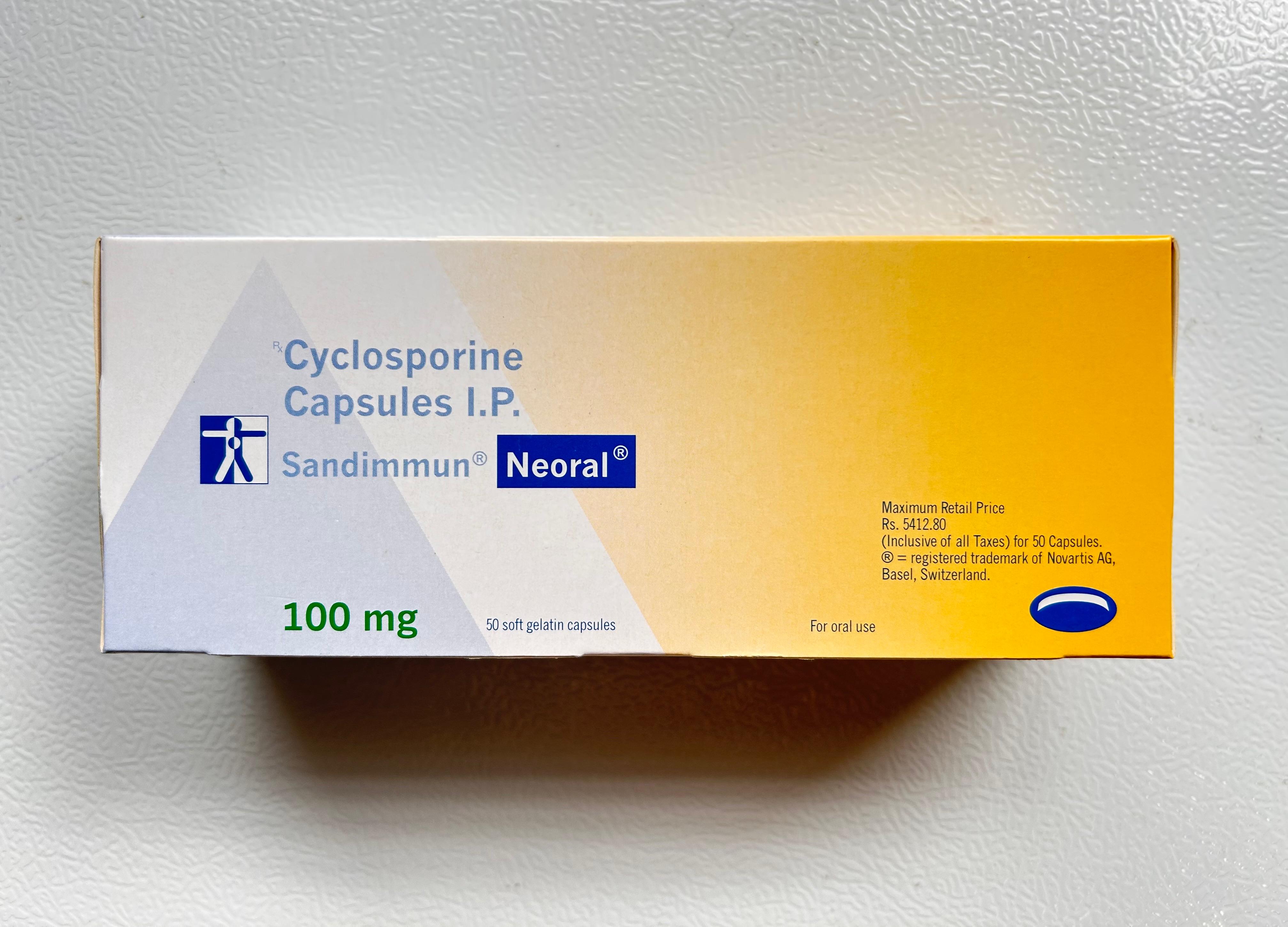 Sandimmun Neoral 100mg Capsule is used to prevent organ rejection in transplant patients.