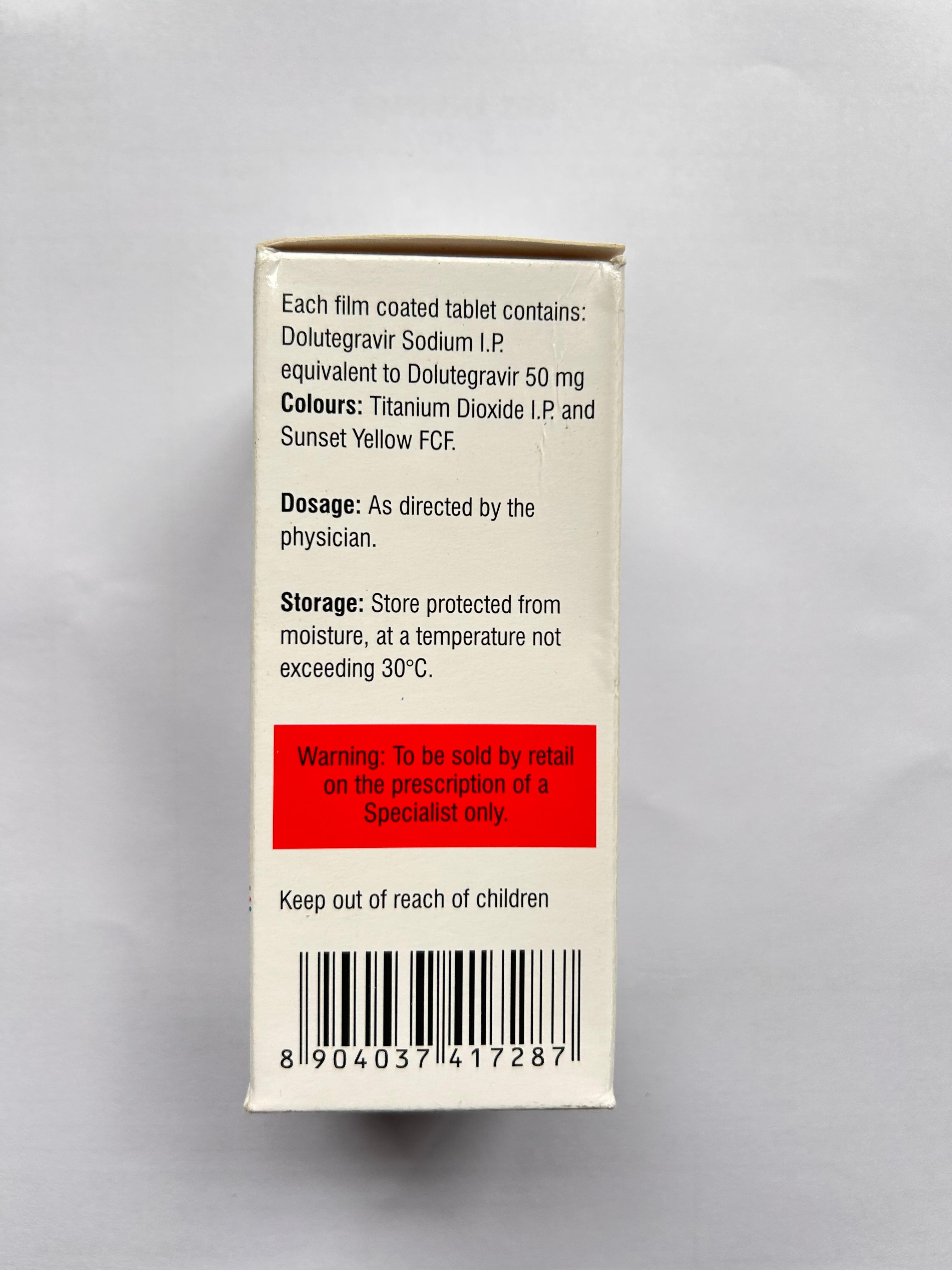 Xapavir 50mg Tablet used for the treatment of HIV-1 infection