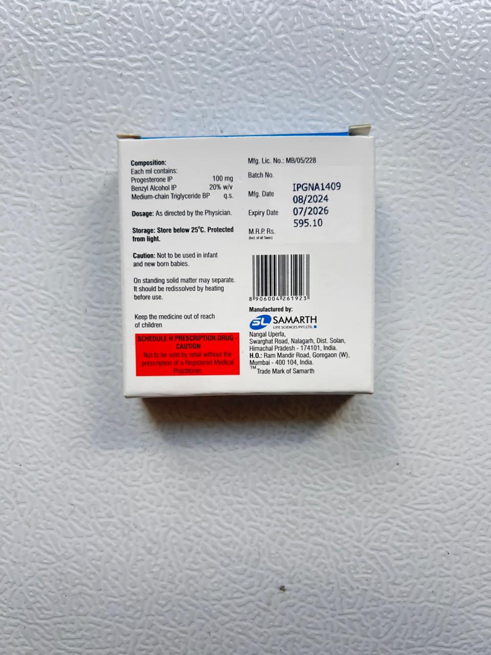 Eugest 100mg Injection is used to treat progesterone deficiency-related illness.