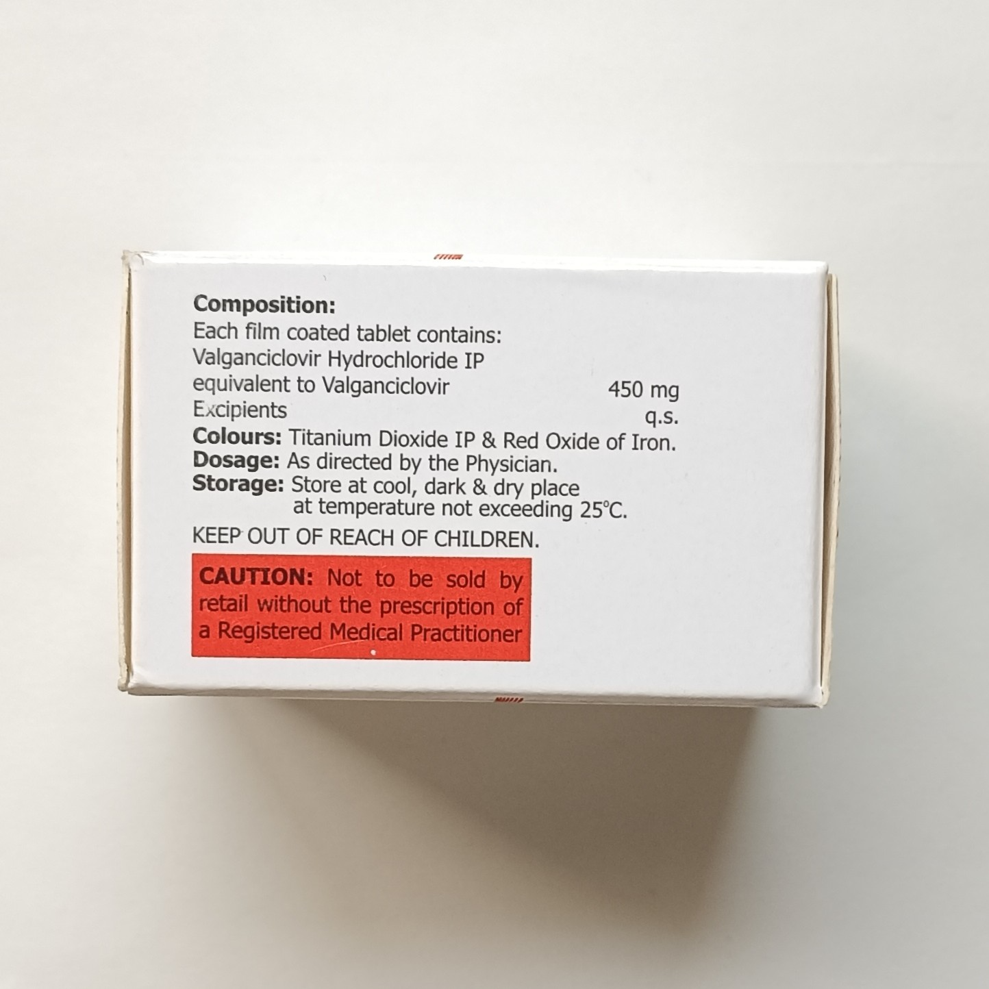 Valocon 450 is an antiviral medication used to treat cytomegalovirus (CMV) infections